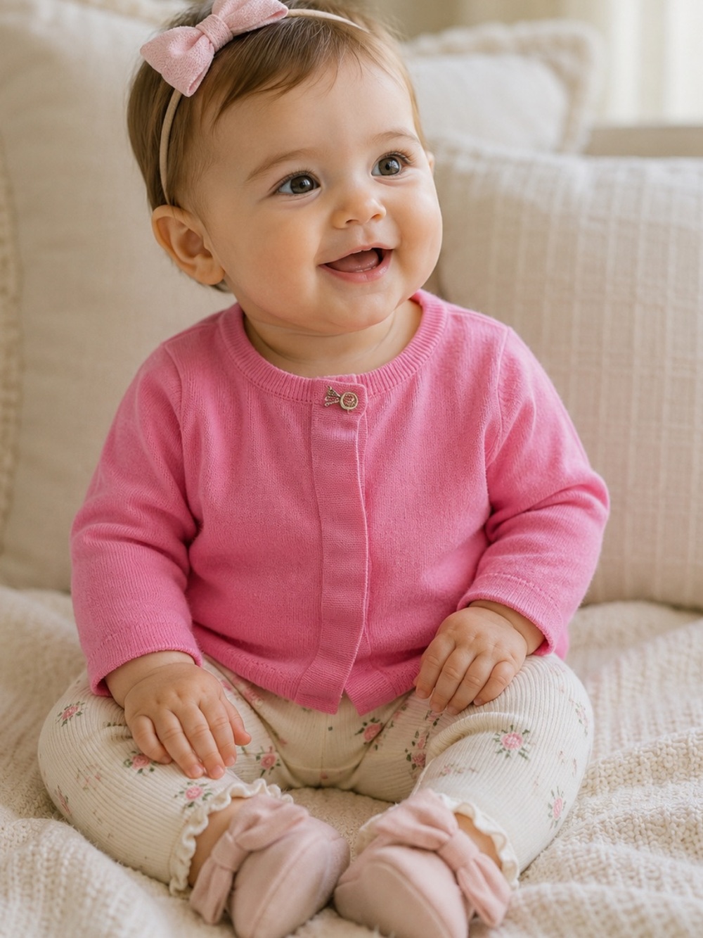 Kate Spade Pink Infant Cardigan
Sz 18M
